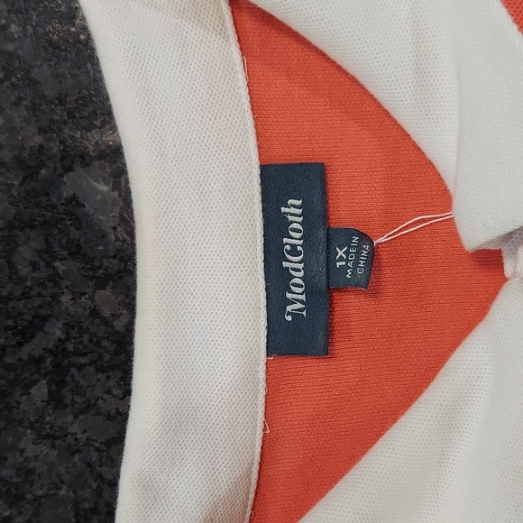 Modcloth Weekend Greeting Polo Navy Blue Knit Dress 1X #800 - Picture 6 of 6